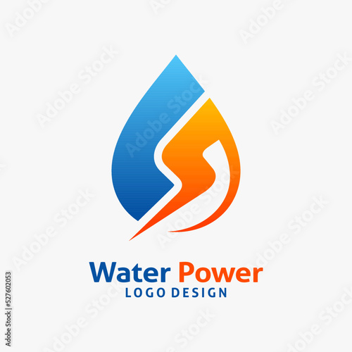 Water power logo design