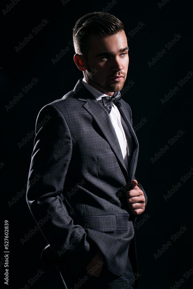 Handsome man in a suit Handsome man in a suit