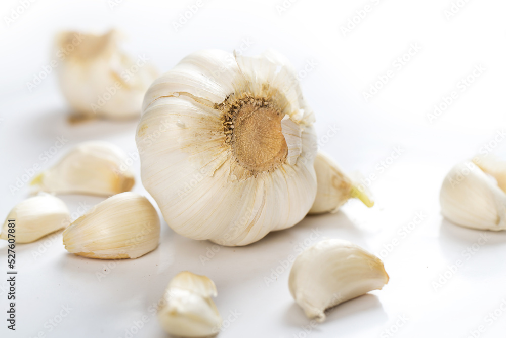 Vegetables on a white background Vegetables on a white background