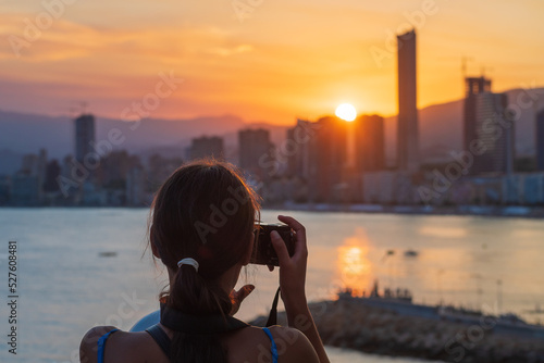 Cityscape of Benidorm (Spain) photo