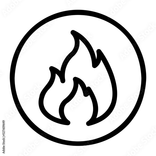fire line icon