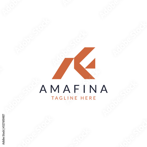 Free Download Letter AF Simple Logo Design. Initial A and F Simple Combination for Brand Identity - GFXLoad