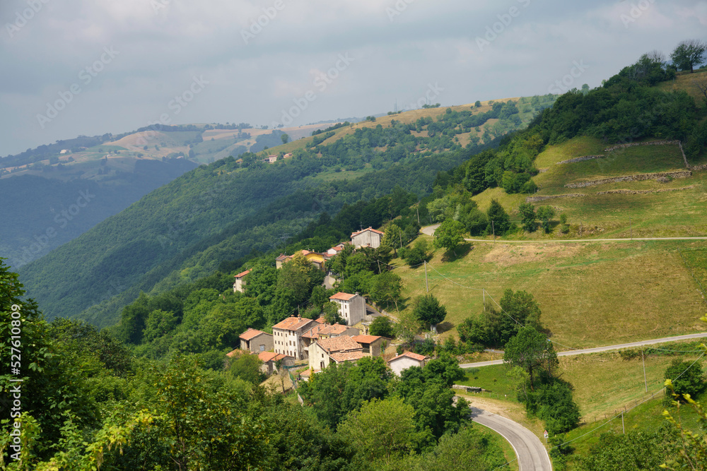 Landscape in Lessinia near San Bortolo