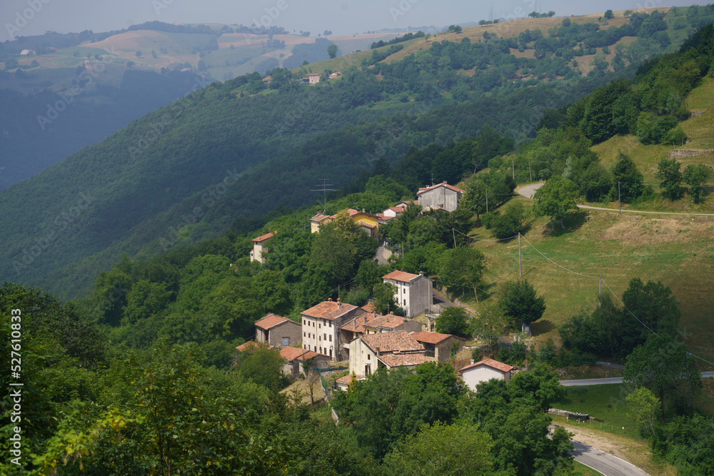 Landscape in Lessinia near San Bortolo
