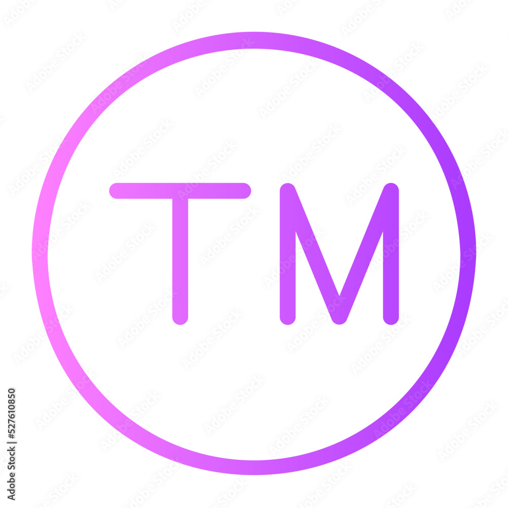 trademark gradient icon trademark gradient icon