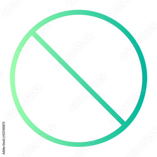 Foto block gradient icon