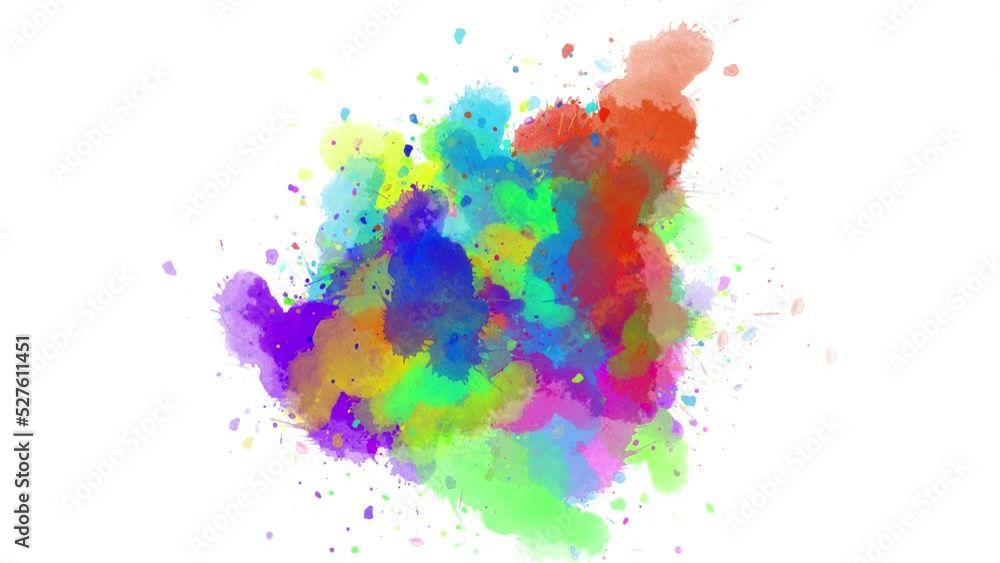Ink splatter compositing colorful brush strokes. Abstract ink splatter transition. ink brush stroke, fluid art background, overlay, alpha matte composition. Ink splatter compositing colorful brush strokes. Abstract ink splatter transition. ink brush stroke, fluid art background, overlay, alpha matte composition.