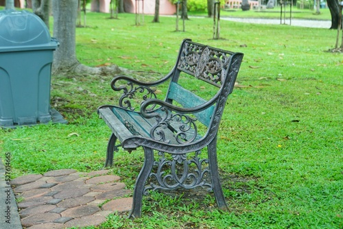 old bench in the park