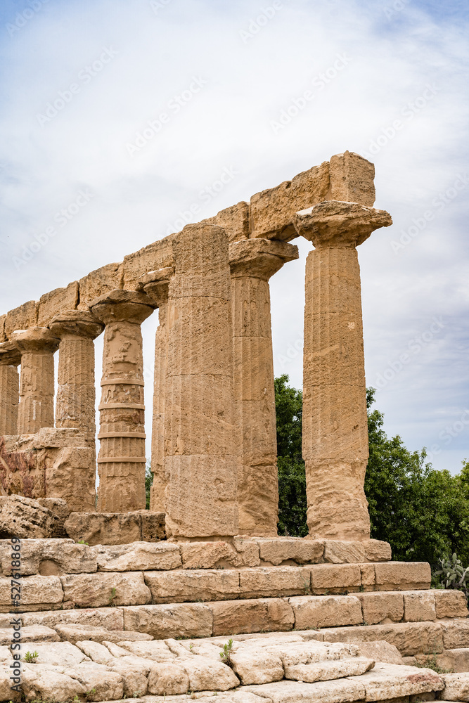 Agrigento Valley of the Temples, Greek Temple built in the 5th century BC, Agrigento, Sicily.