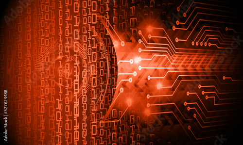 eye cyber circuit future technology concept background
