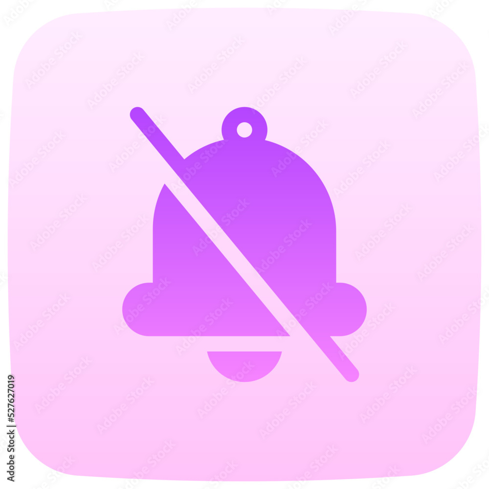 mute flat gradient icon mute flat gradient icon
