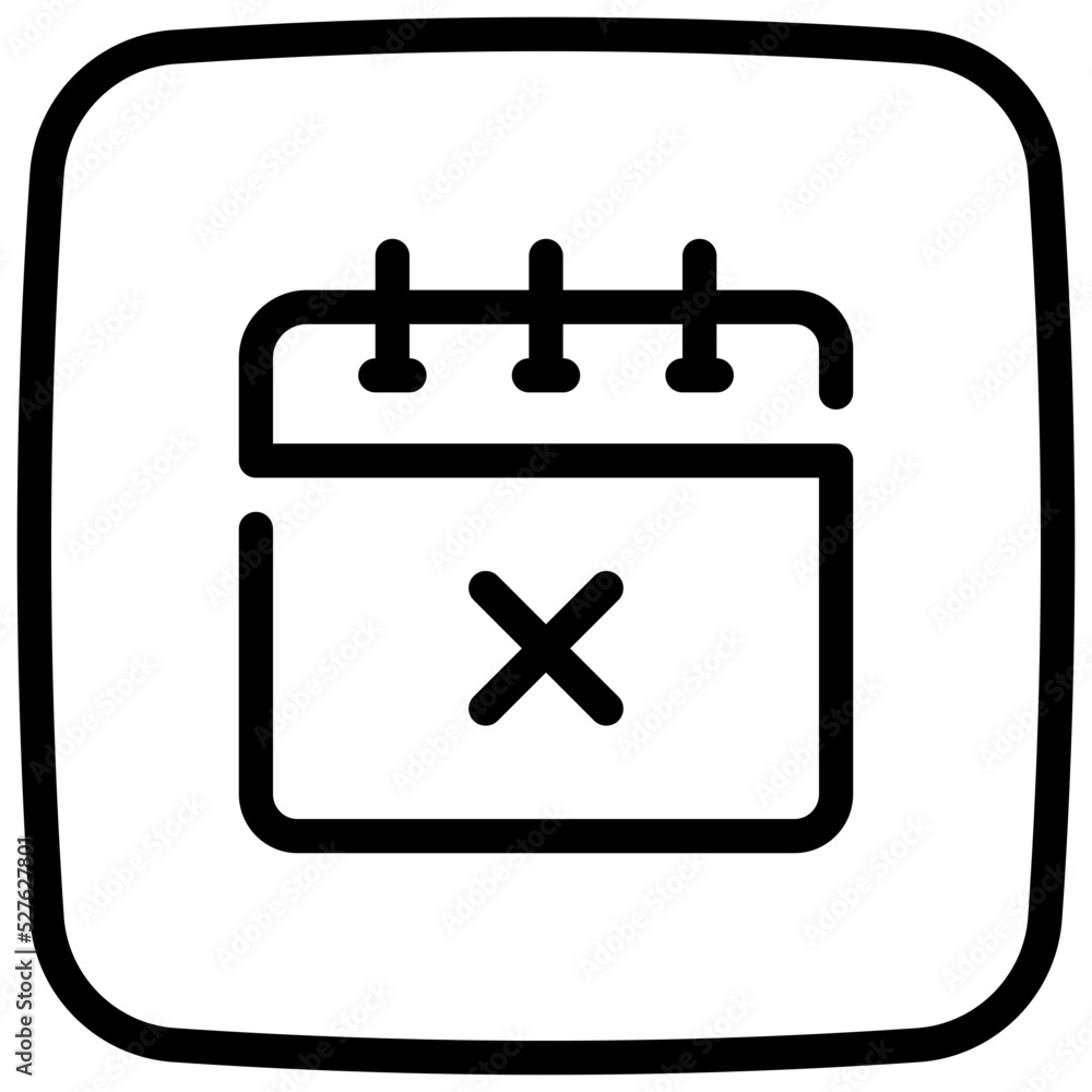 calendar line icon