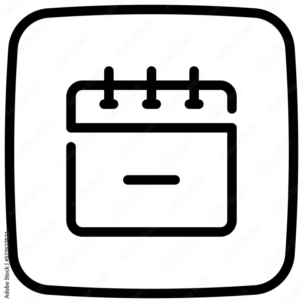 calendar line icon calendar line icon