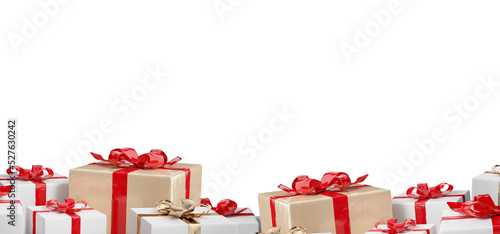christmas gifts 3d-illustration photo