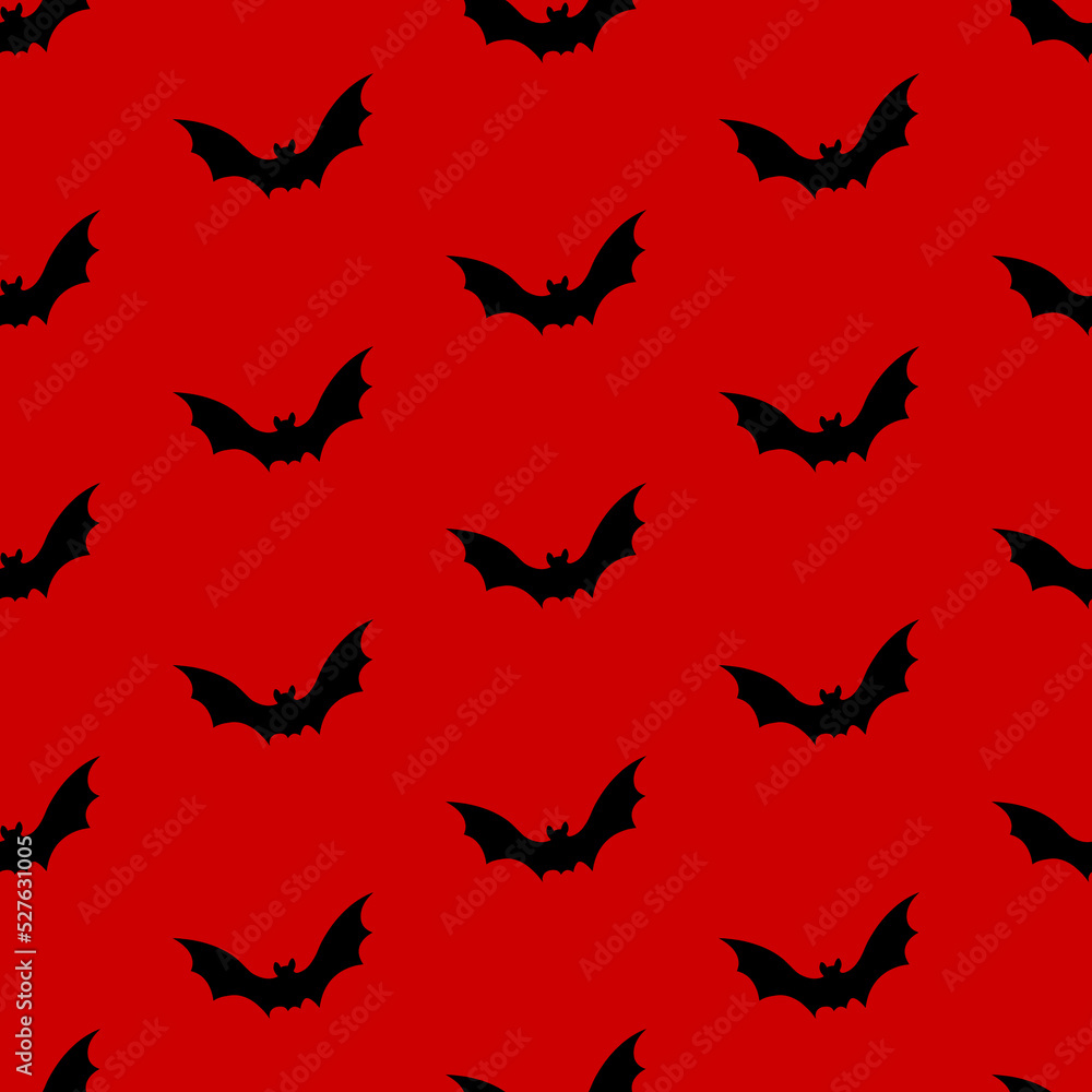 Gothic Halloween seamless pattern made up many flying black bats. Holiday endless repeating texture for printing on package, wrapper, envelopes, cards, clothes or accessories. Ornamental paper design. Gothic Halloween seamless pattern made up many flying black bats. Holiday endless repeating texture for printing on package, wrapper, envelopes, cards, clothes or accessories. Ornamental paper design.