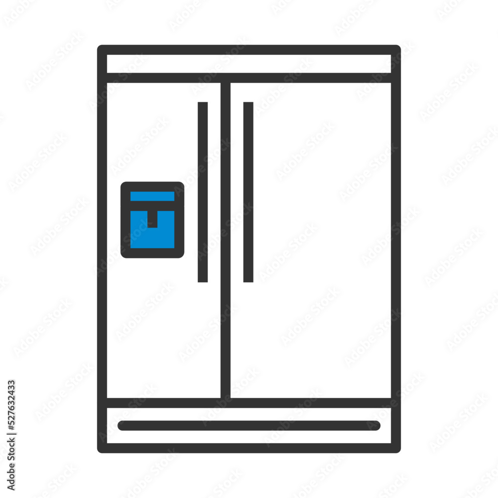 Wide Refrigerator Icon Wide Refrigerator Icon