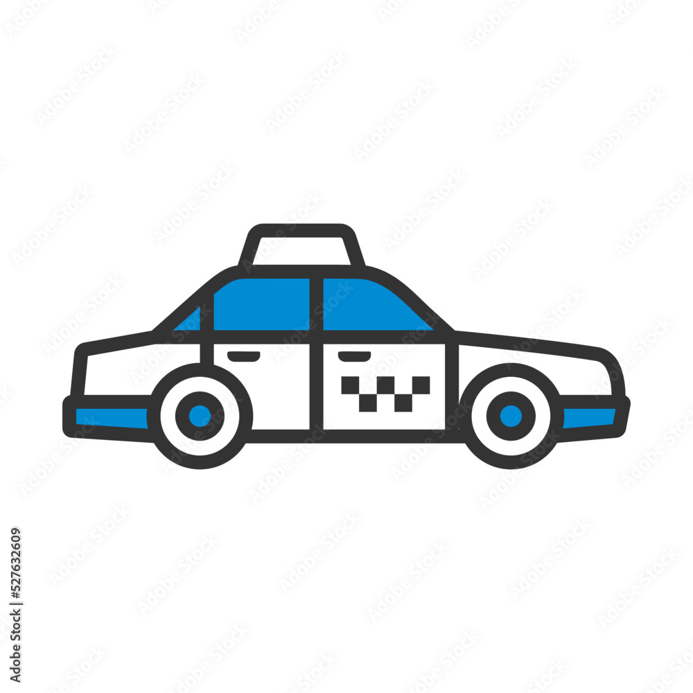 Fototapeta premium Taxi Car Icon