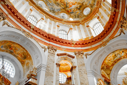 Photography Vienna, Austria - August 27, 2022: Karlskirche in Wien