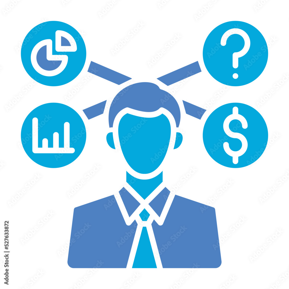 Skills Glyph Two Color Icon Skills Glyph Two Color Icon