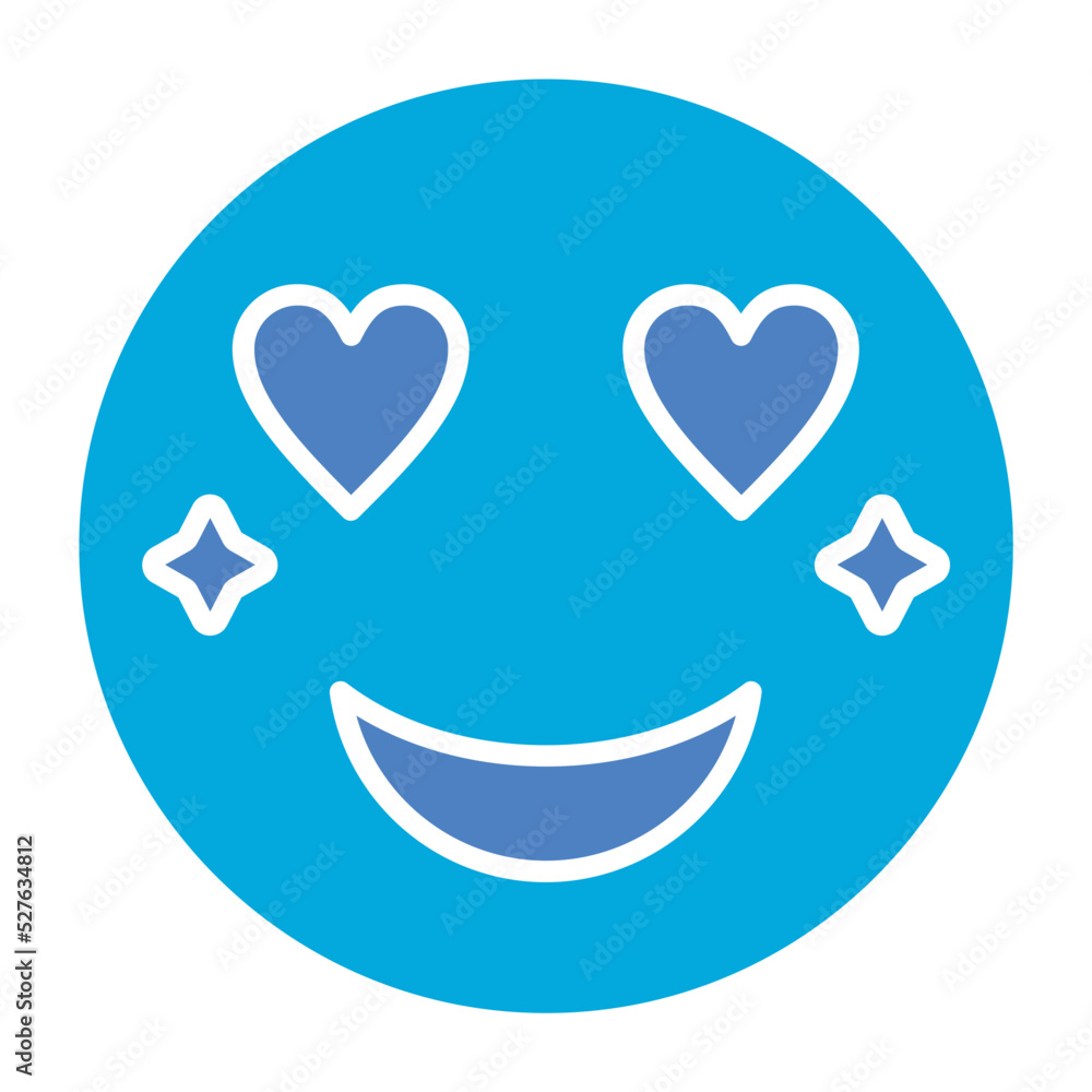 Emoticon Glyph Two Color Icon Emoticon Glyph Two Color Icon