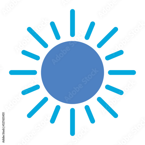 Brightness Glyph Two Color Icon