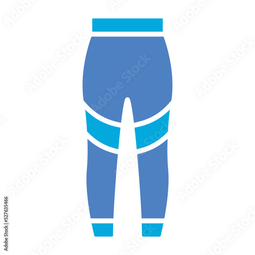 Leggins Glyph Two Color Icon