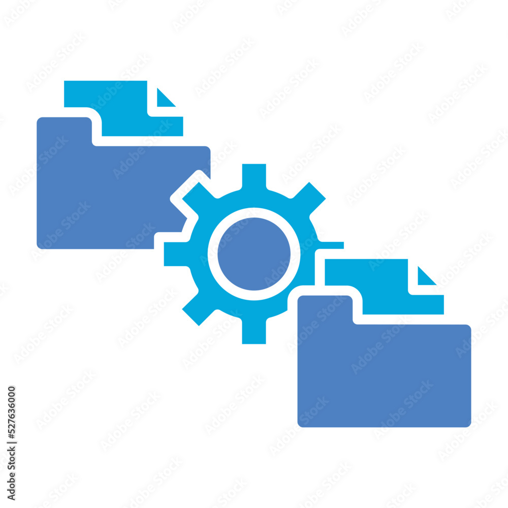File Management Glyph Two Color Icon File Management Glyph Two Color Icon