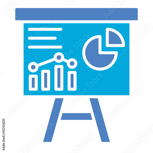 Presentation Glyph Two Color Icon