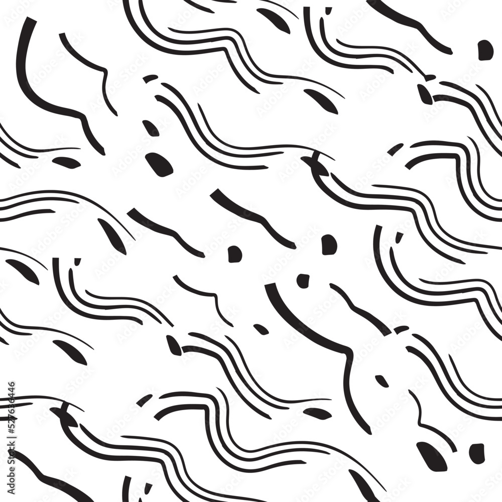 lines, hand drawn, abstract pattern