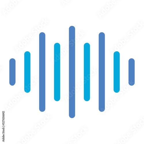 Voice Glyph Two Color Icon