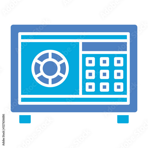 Safebox Glyph Two Color Icon
