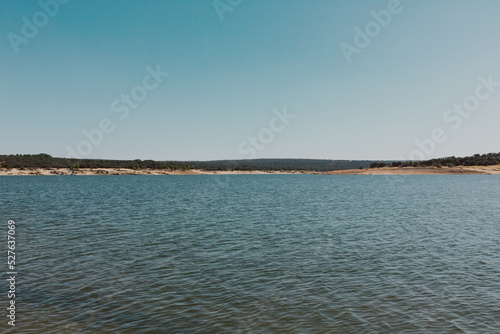 View of the Cogotas-Mingorría reservoir in the suburbs of Avila. photo