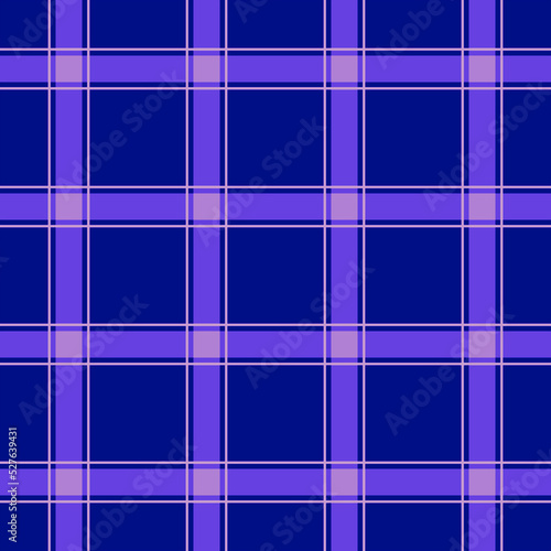 Seamless checkered plaid blue colors pattern