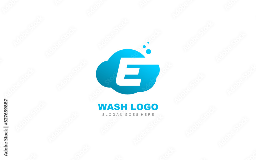 E logo LAUNDRY for branding company. letter template vector illustration for your brand. E logo LAUNDRY for branding company. letter template vector illustration for your brand.