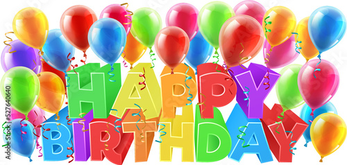 Happy Birthday Balloons