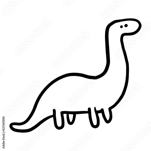 dinosaur hand drawn illustration design