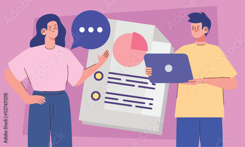 couiple with accounting report