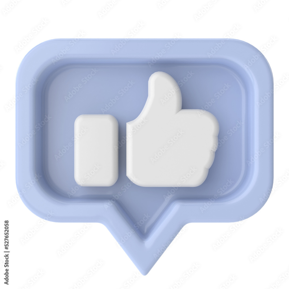 3D like icon. 3D icon. 3D illustration. 3D like icon. 3D icon. 3D illustration.
