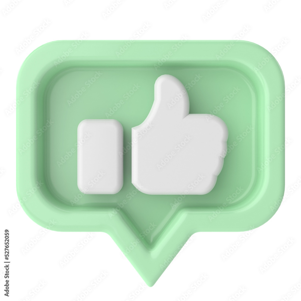3D like icon. 3D icon. 3D illustration. 3D like icon. 3D icon. 3D illustration.