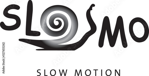Slomo snail, icon, button music, video, productin photo
