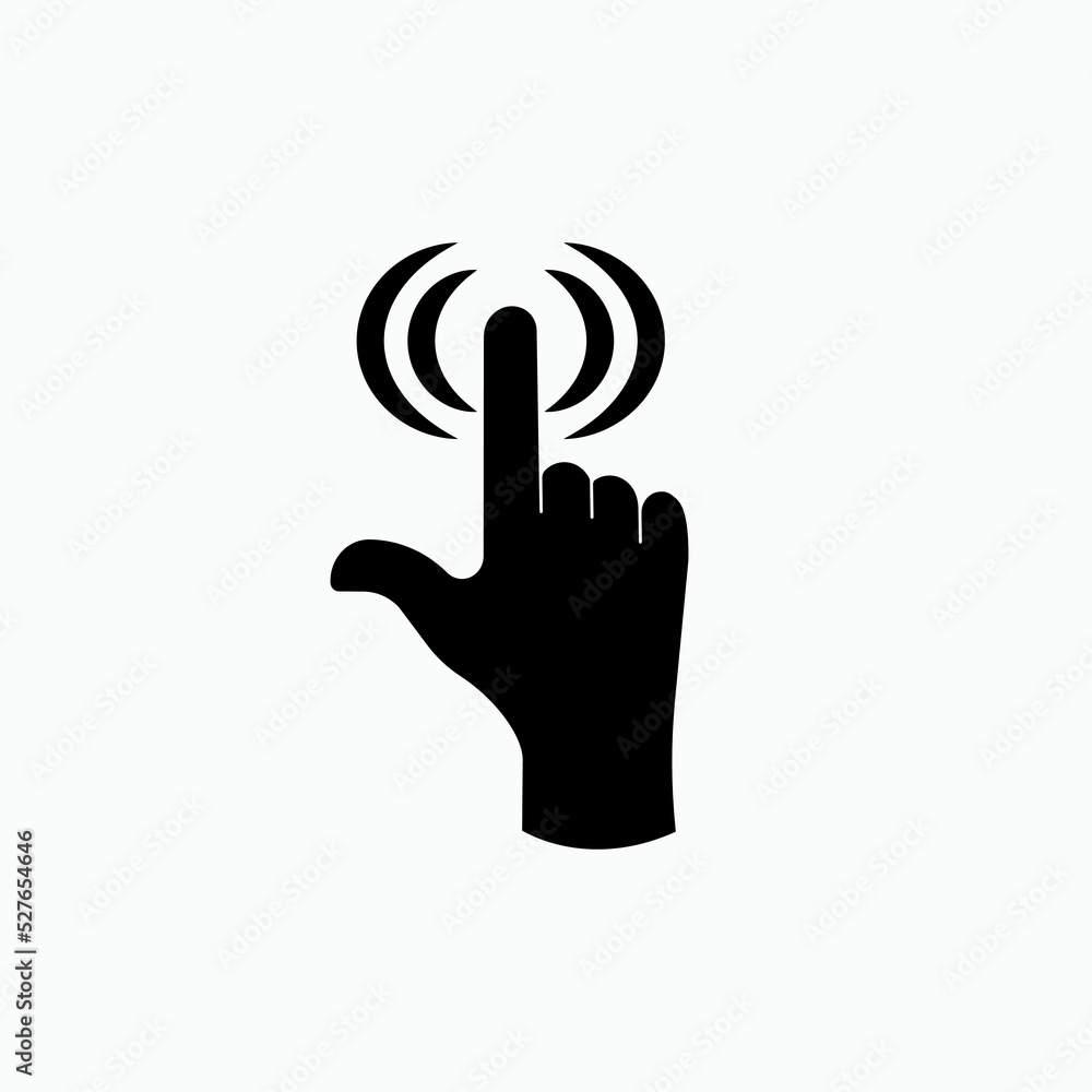Obraz premium Touch Screen Icon - Vector, Sign and Symbol for Design, Presentation, Website or Apps Elements.