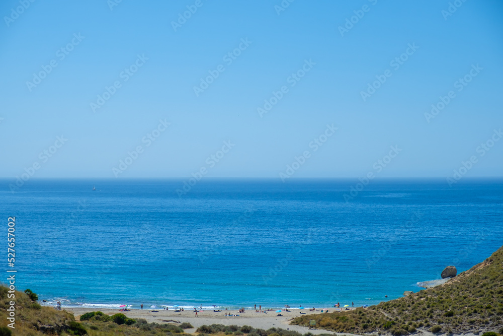 Cala de Enmedio, in the natural park of Cabo de Gata, Níjar, Andalusia. Spain Cala de Enmedio, in the natural park of Cabo de Gata, Níjar, Andalusia. Spain