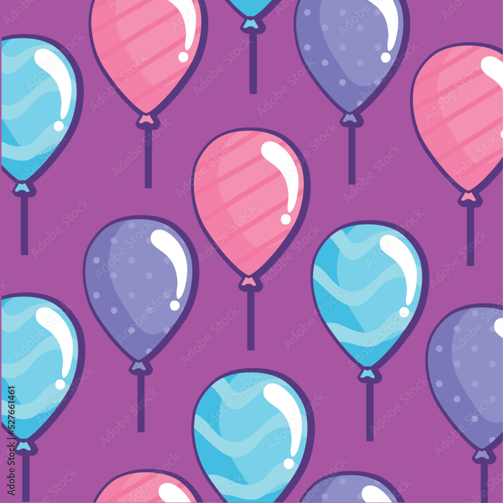 balloons helium pattern