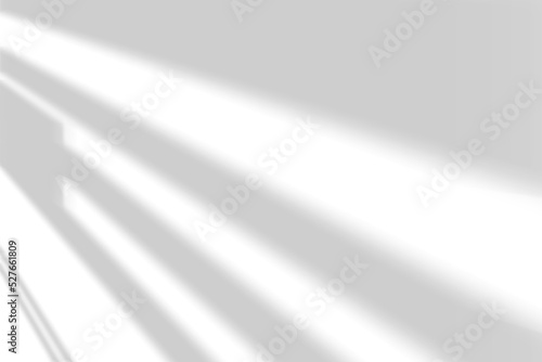 Abstract shadow and striped diagonal light background on white wall from window, architecture dark gray and sunshine diagonal geometric effect overlay for backdrop and mockup design.