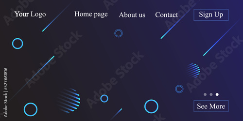 Gradient abstract geometric shape background. for Poster ,lading page , flyer ,web , magazine , wallpaper layout template design background , stock vector EPS 10
