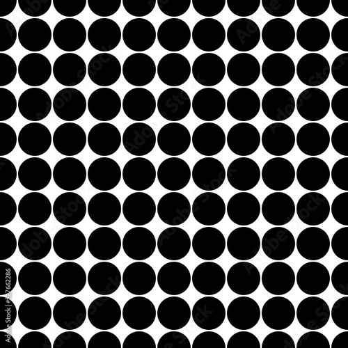 Circles pattern. Dots seamless ornament. Dot motif. Circular figures backdrop. Rounds background. Dotted wallpaper. Digital paper, textile print, web design, abstract image. Vector illustration.