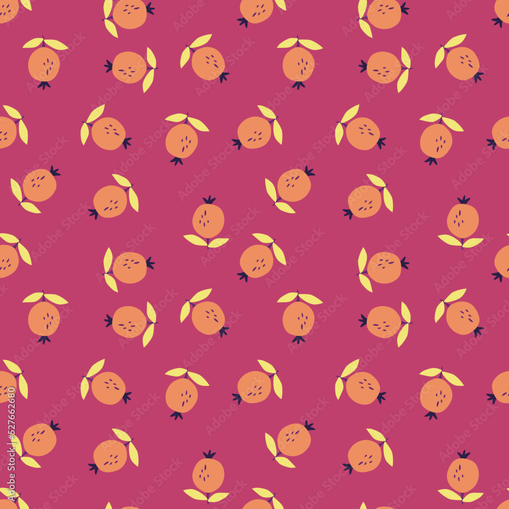 Seamless pattern with pomegranate fruit. Botanical fruits wallpaper. Seamless pattern with pomegranate fruit. Botanical fruits wallpaper.