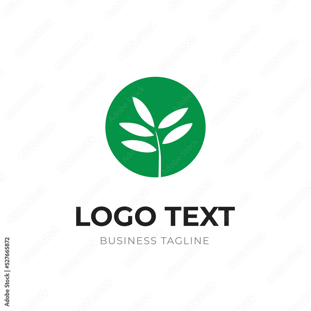 Leaf abstract logo design template Leaf abstract logo design template