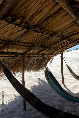 sun beds on the beach