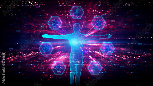 Canvas Print Biomarker Discovery for Diagnostic and Prognostic Purposes - Conceptual Illustra